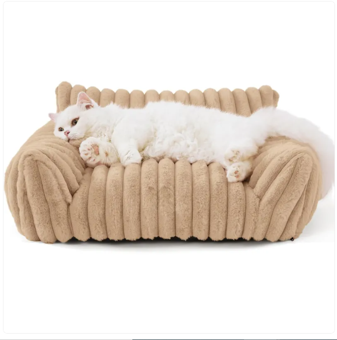 Large Washable Fluffy Orthopedic Soft Dog Sofa Bed