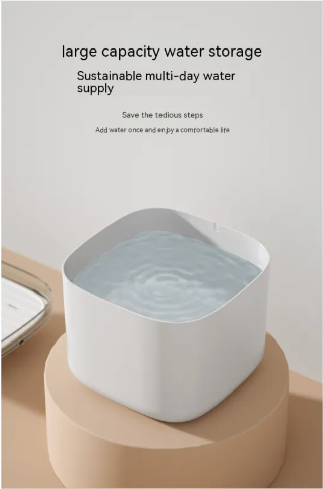Pet Smart Water fountain Dispenser 3L with Anti-Dry Burn Protection