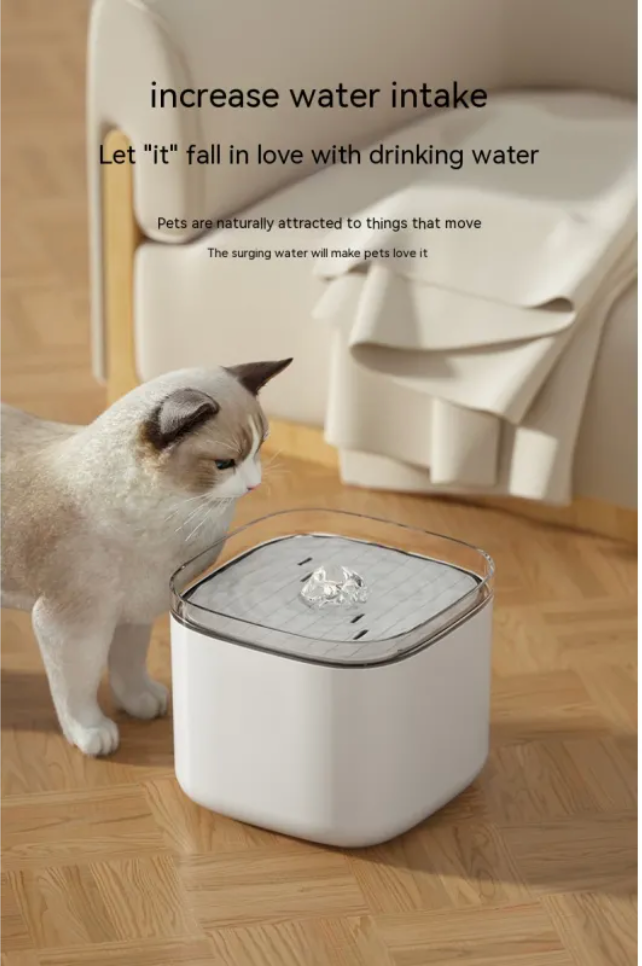 Pet Smart Water fountain Dispenser 3L with Anti-Dry Burn Protection