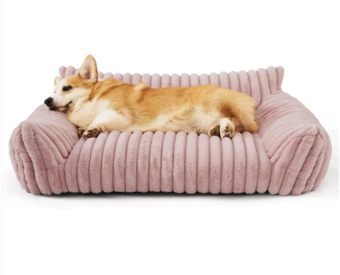 Large Washable Fluffy Orthopedic Soft Dog Sofa Bed