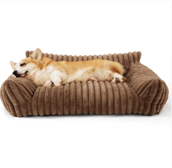 Large Washable Fluffy Orthopedic Soft Dog Sofa Bed