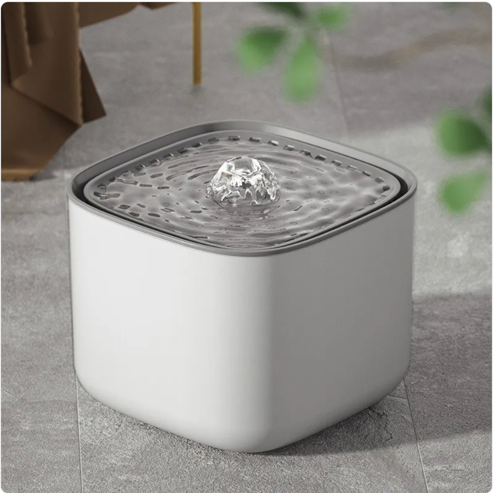 Pet Smart Water fountain Dispenser 3L with Anti-Dry Burn Protection