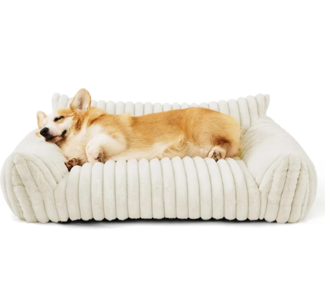 Large Washable Fluffy Orthopedic Soft Dog Sofa Bed